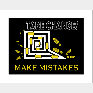 Learning from mistakes Posters and Art